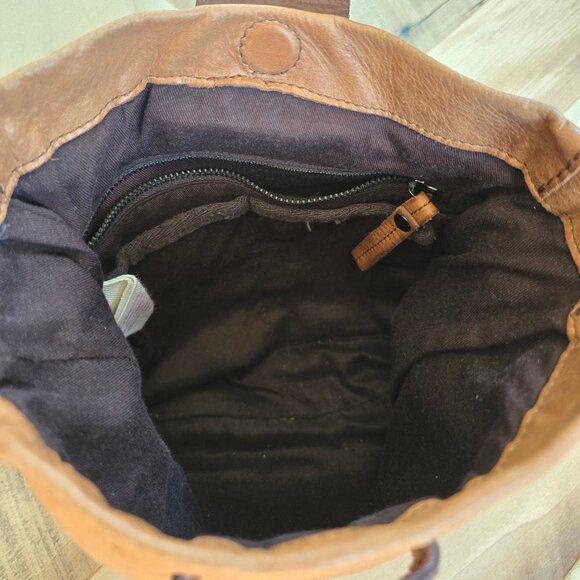 Lucky Brand Brown Leather Handbag - Picture 7 of 12